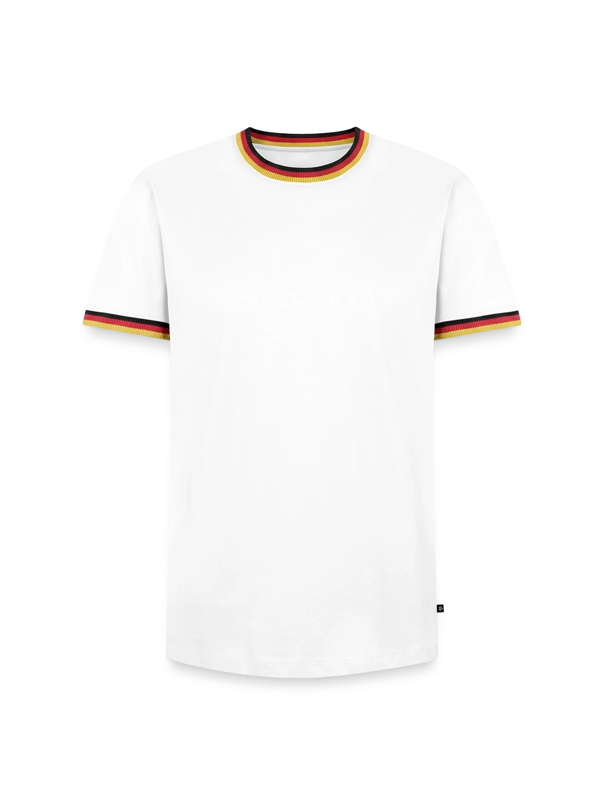 Men's Ringer Shirt - white/tricolour - Front