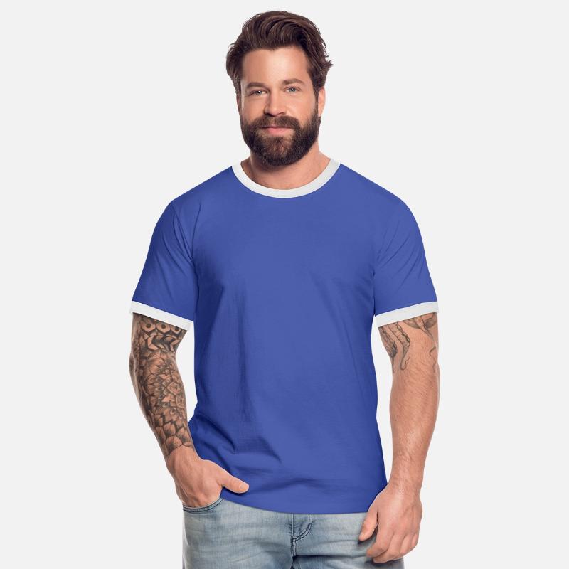 Mannen contrastshirt