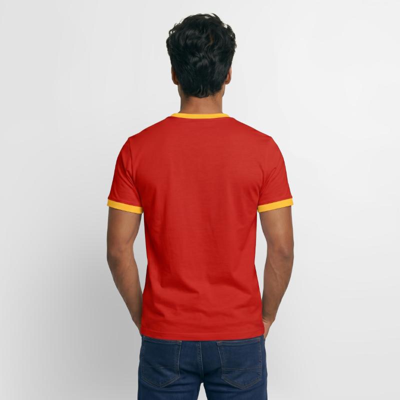 Männer Kontrast-T-Shirt