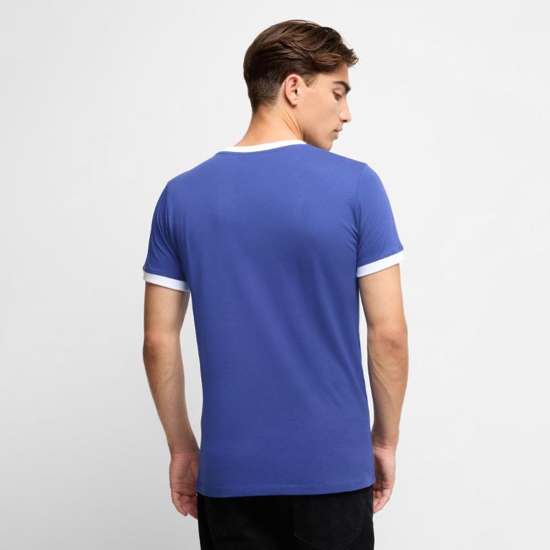 Mannen contrastshirt