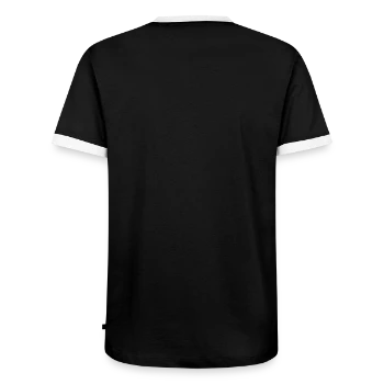 T-shirt contrasté Homme - noir/blanc - Dos - AI Model Male 178 light (178cm)