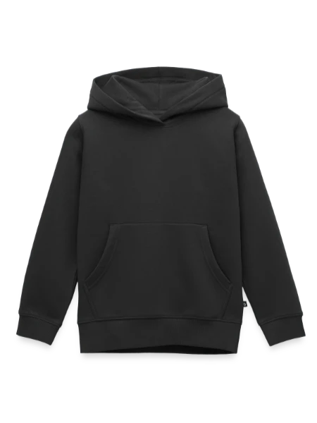 Kids Premium Organic Hoodie - black - Front