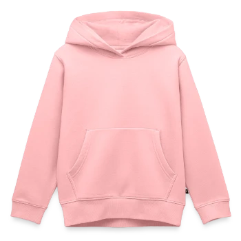 Sweat Premium à capuche enfant bio - rose