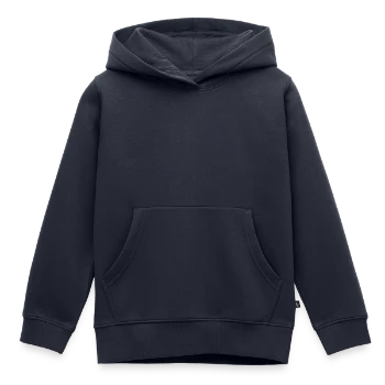 Sweat Premium à capuche enfant bio - bleu marine