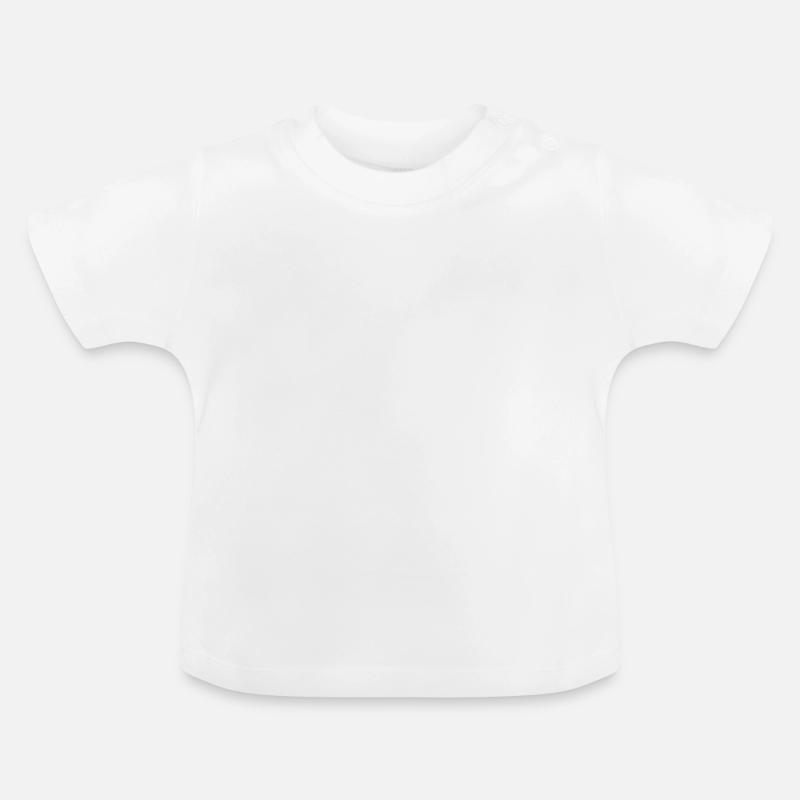 Økologisk T-shirt til baby, rund hals