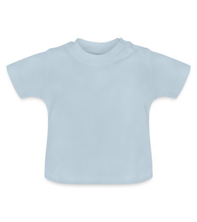 Økologisk T-shirt til baby, rund hals