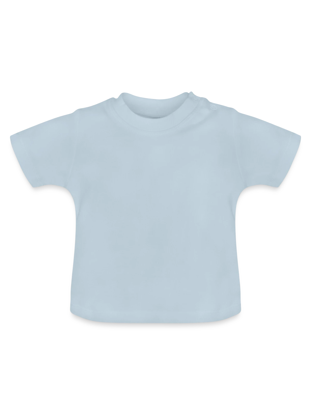 T-shirt bio col rond Bébé - bleu clair - Devant