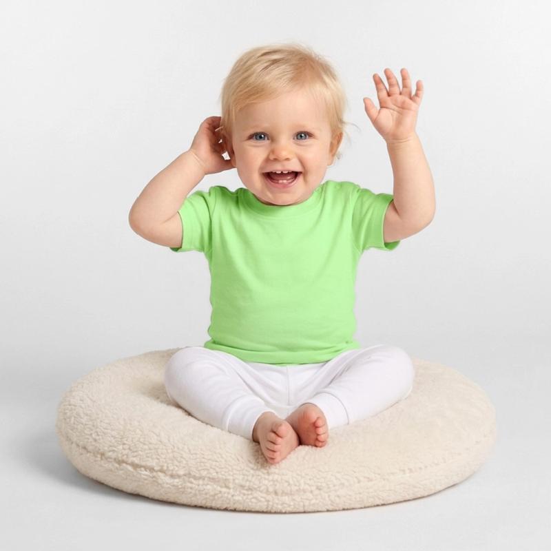 Baby Organic T-Shirt with Round Neck