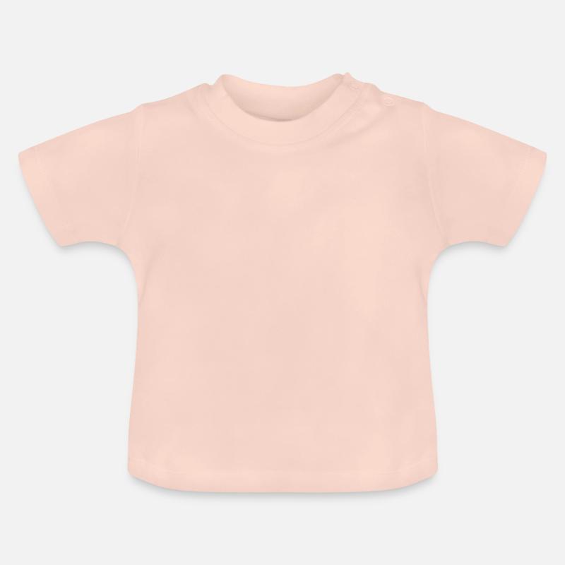 Økologisk T-shirt til baby, rund hals