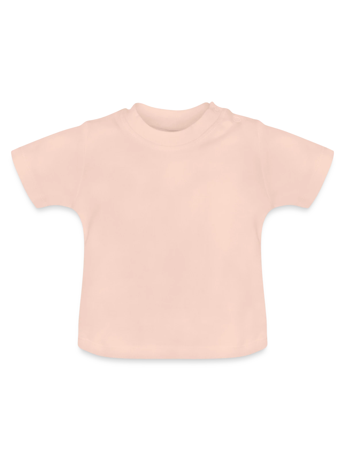 T-shirt bio col rond Bébé - rose cristal - Devant