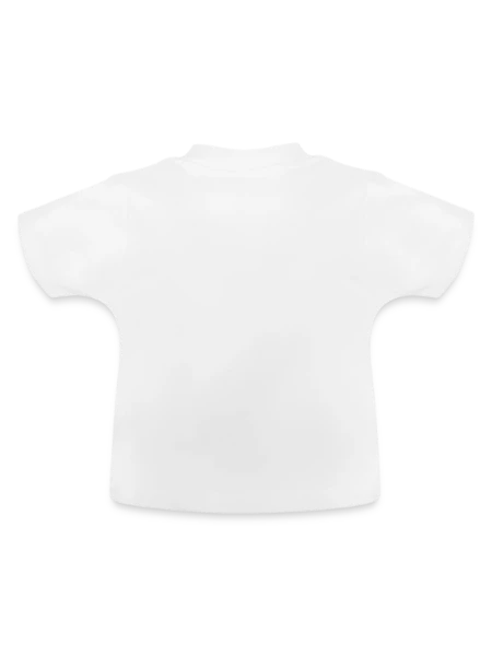 Baby Bio-T-Shirt mit Rundhals - Weiß - Hinten