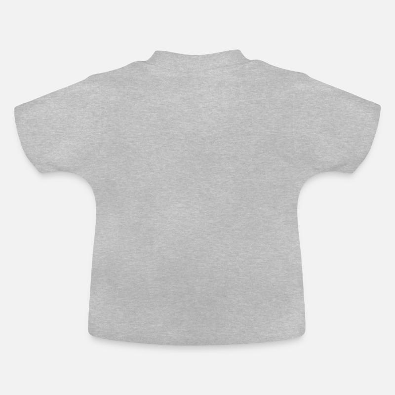 Økologisk T-shirt til baby, rund hals