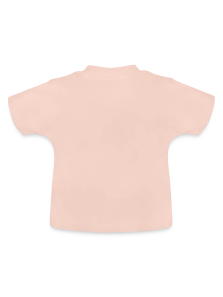 T-shirt bio col rond Bébé - rose cristal - Dos