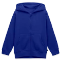 Aperçu Devant - Sweat Premium à capuche zippé enfant bio