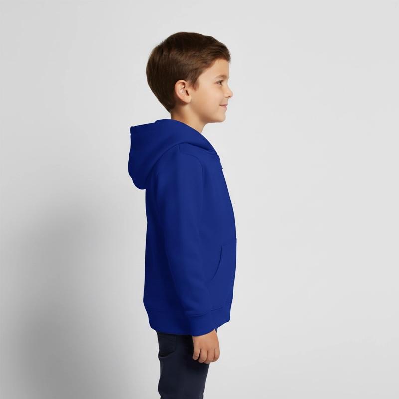 Hoodie Premium med dragkedja barn ekologisk