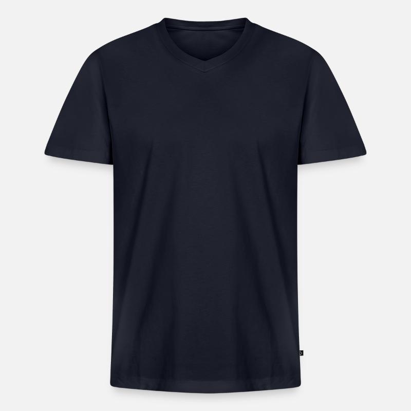 T-shirt encolure en V Premium bio Homme