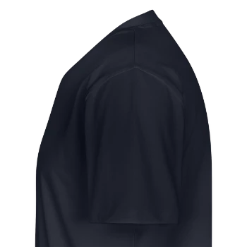 Männer Premium Bio T-Shirt mit V-Ausschnitt - Navy - Links - Nico (187cm)