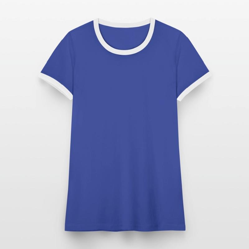 Frauen Kontrast-T-Shirt
