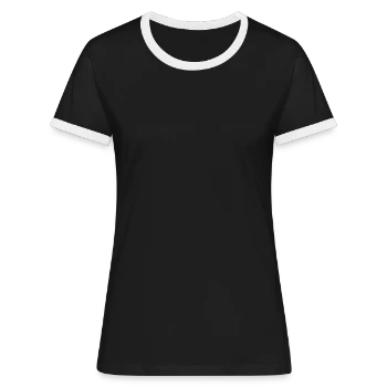 T-shirt contrasté Femme - noir/blanc - Devant - Selfina (174cm)