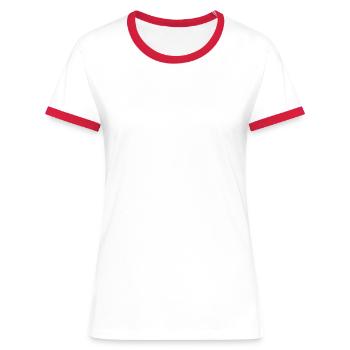 Kontrast-T-shirt dam