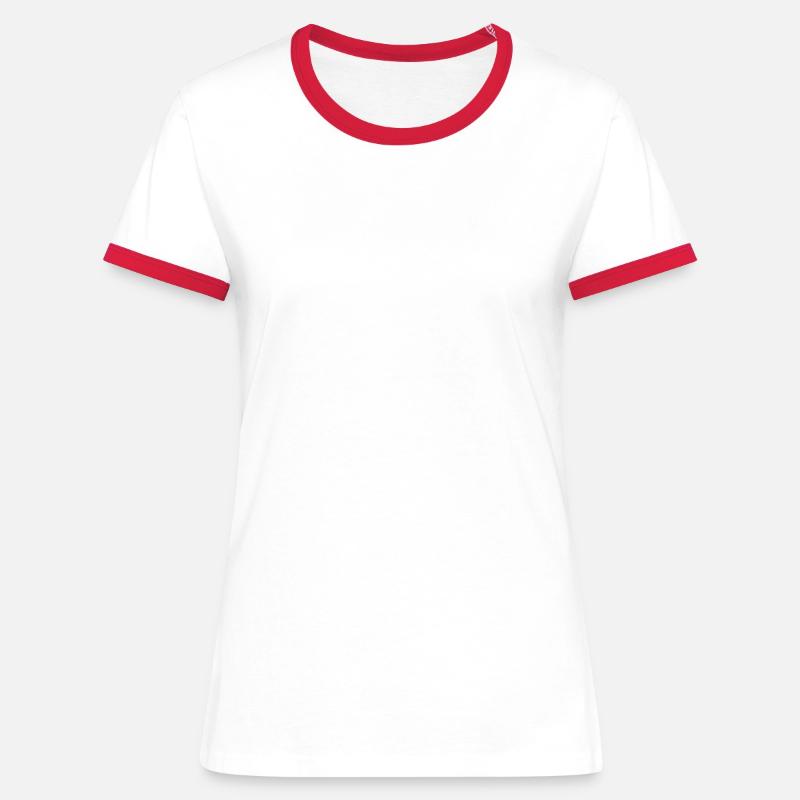 Kontrast-T-shirt dam