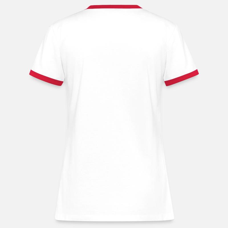 Kontrast-T-shirt dam