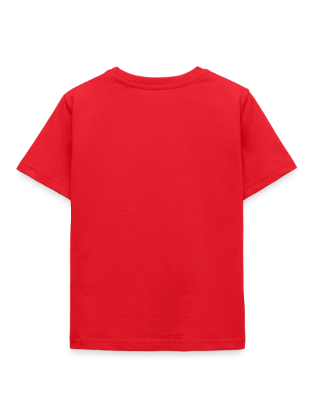 Kids' T-Shirt - red - Back