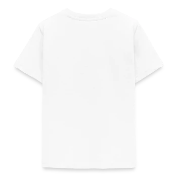 T-shirt Ado - blanc - Dos - AI Model Teenager Male dark (155cm)