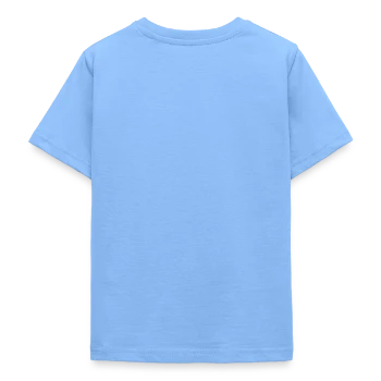 T-shirt Ado - bleu ciel - Dos - AI Model Teenager Male dark (155cm)