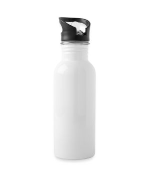 Trinkflasche mit integriertem Trinkhalm