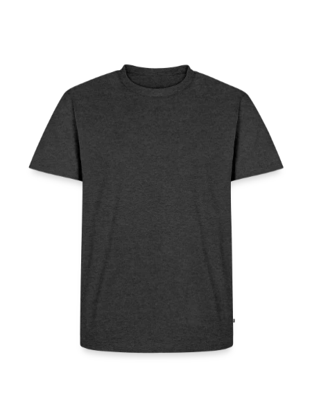 Men's Premium Organic T-Shirt - heather anthracite - Front