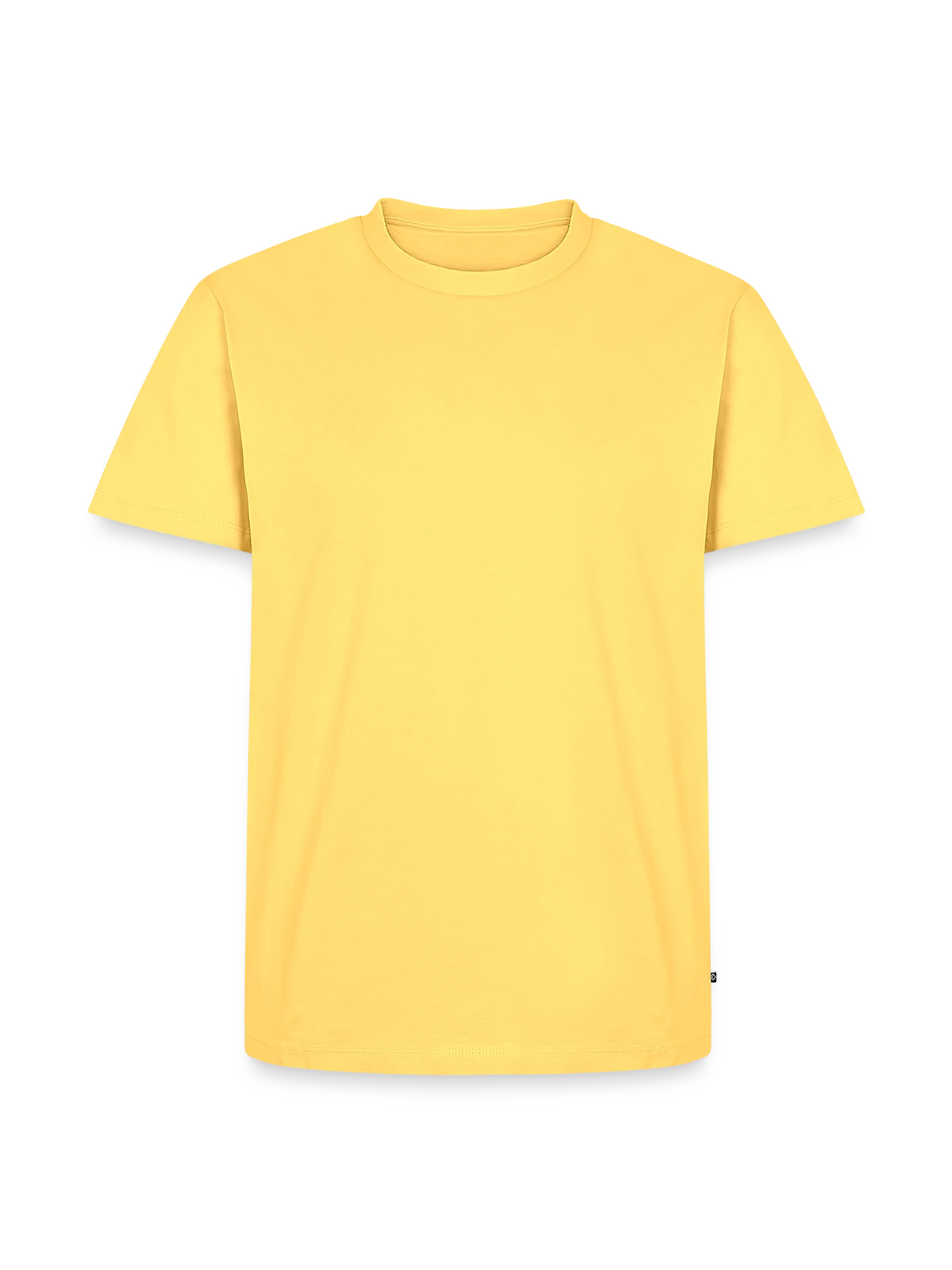 Männer Premium Bio T-Shirt - Pastellgelb - Vorne