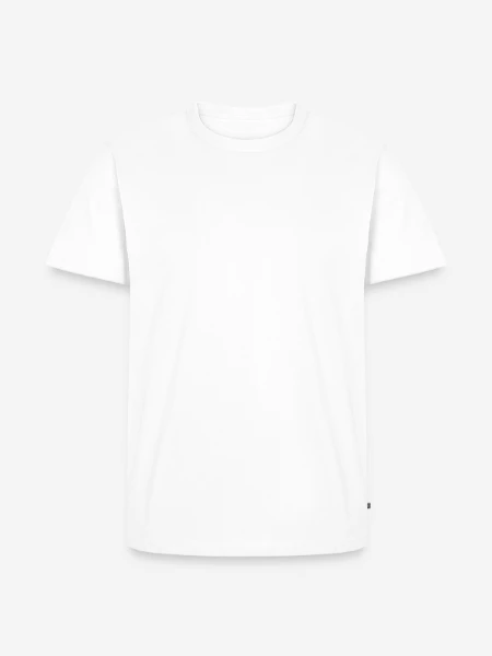 Männer Premium Bio T-Shirt - Weiß - Vorne