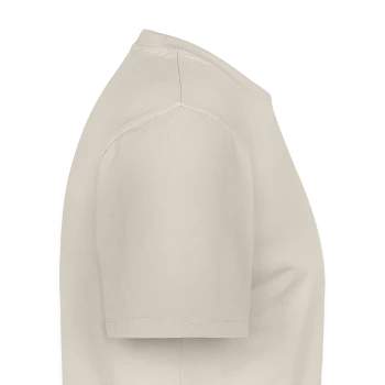 Männer Premium Bio T-Shirt - Beige - Rechts - AI Model Male 178 dark (178cm)