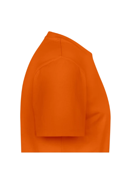 Men's Premium Organic T-Shirt - orange  - Right