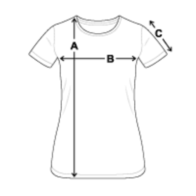 Massschema Frauen Premium Bio T-Shirt