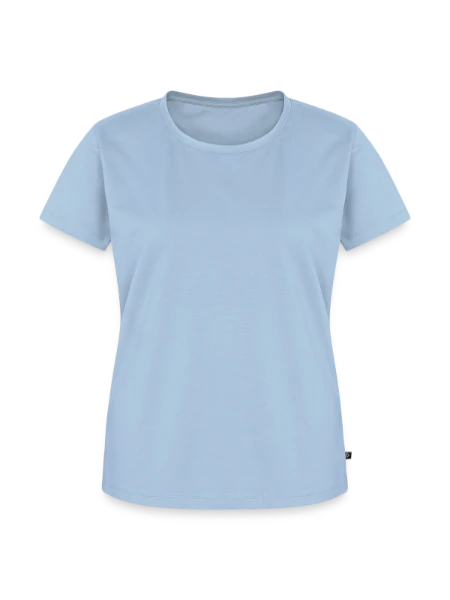 Women's Premium Organic T-shirt - light blue - Front