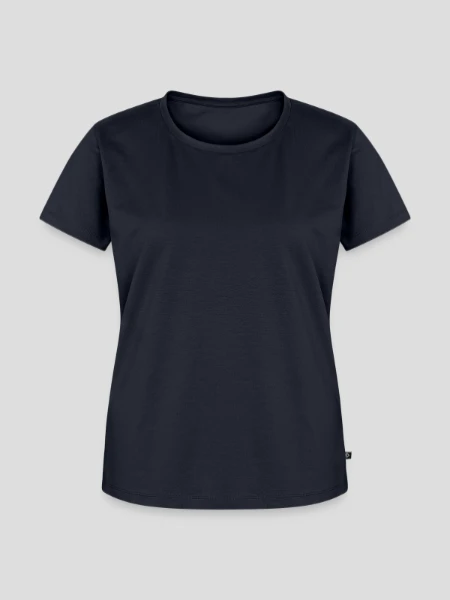 Frauen Premium Bio T-Shirt - Navy - Vorne