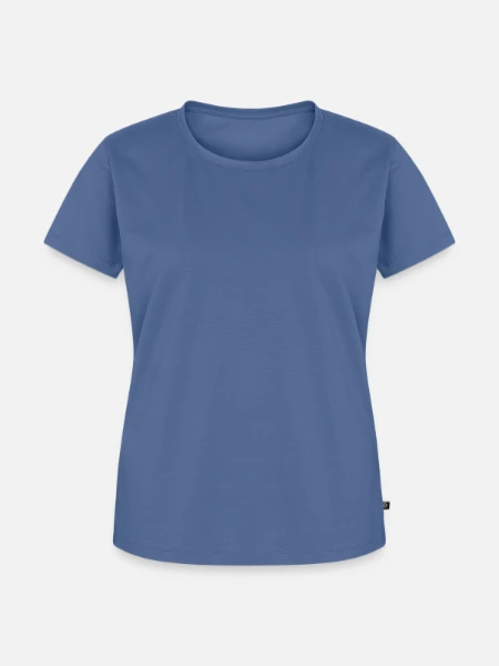 Women's Premium Organic T-shirt - stone blue - Front
