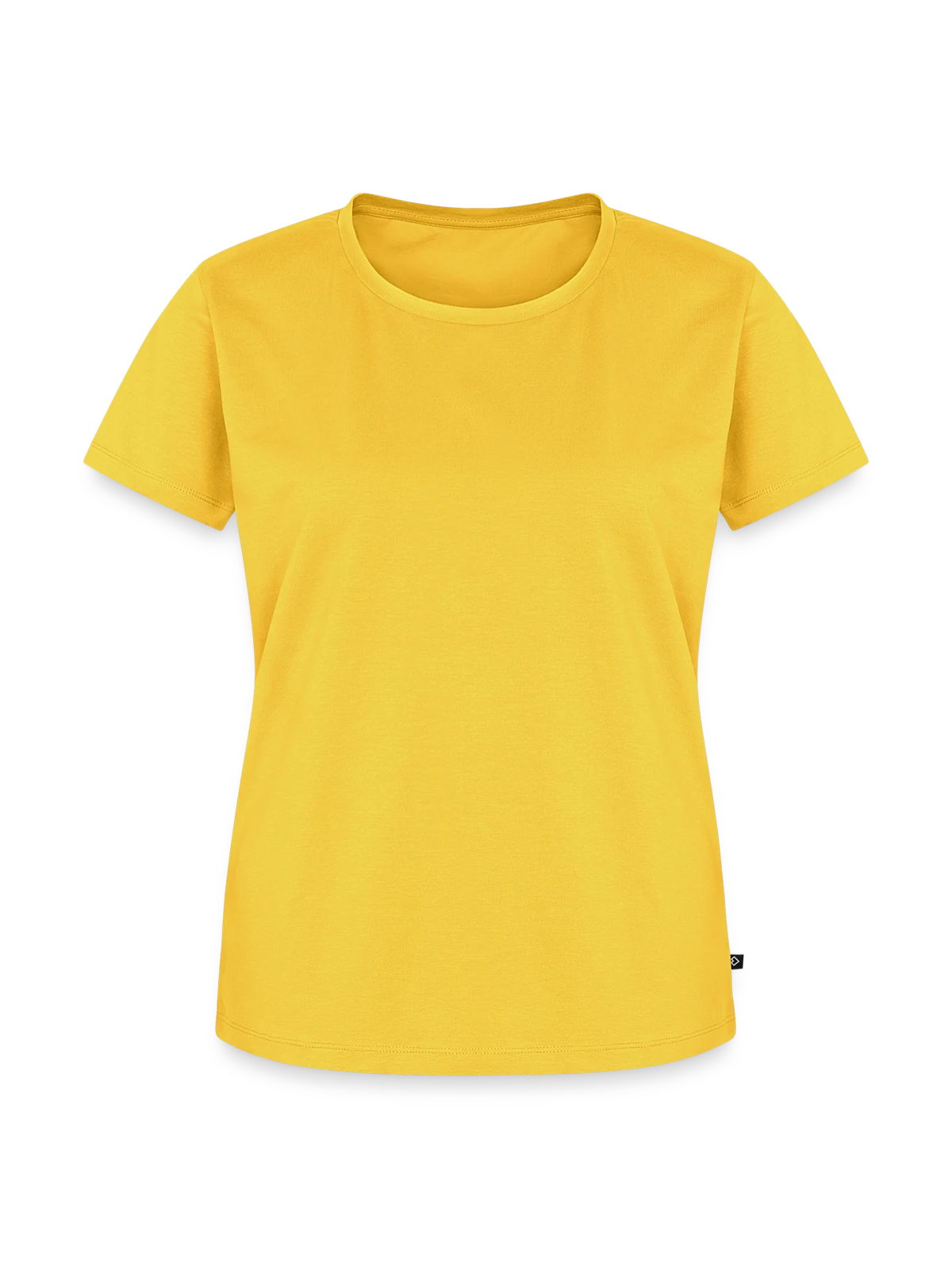Women's Premium Organic T-shirt - sun yellow - Front
