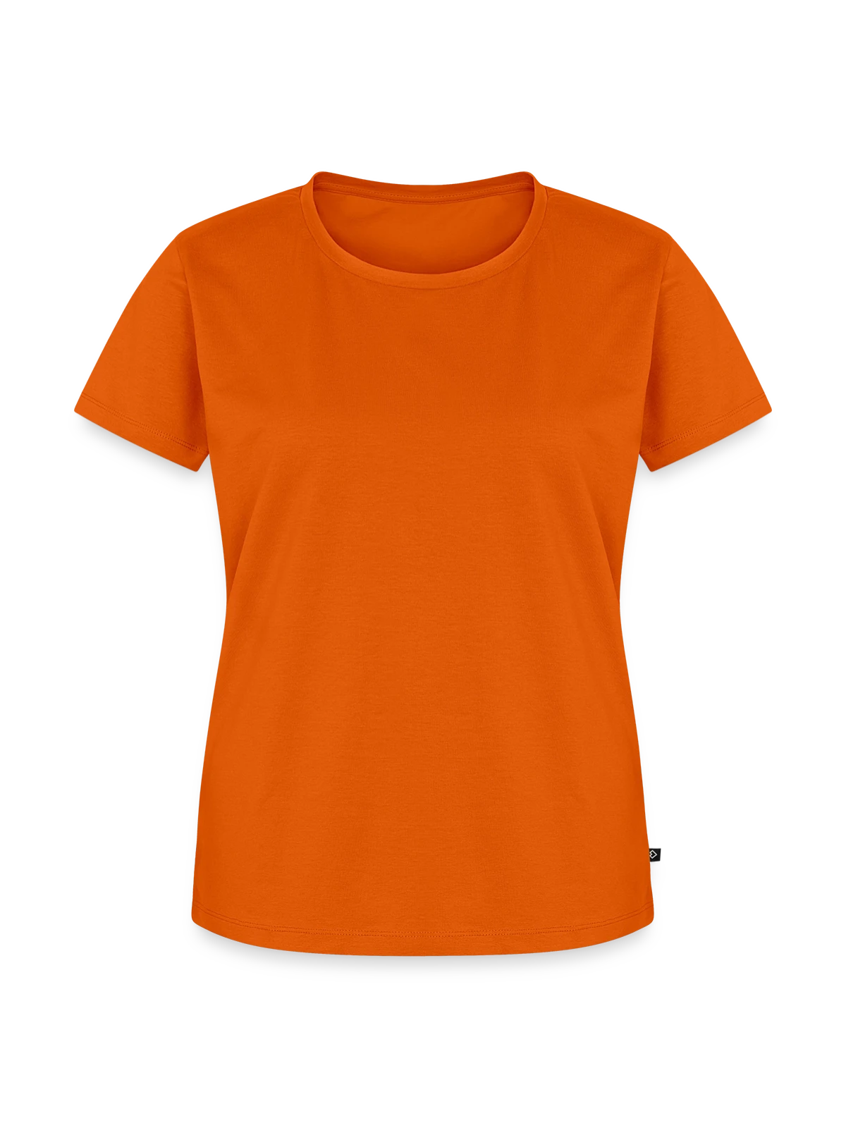 Women's Premium Organic T-shirt - orange  - Front