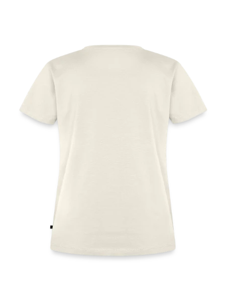 Women's Premium Organic T-shirt - off white - Back