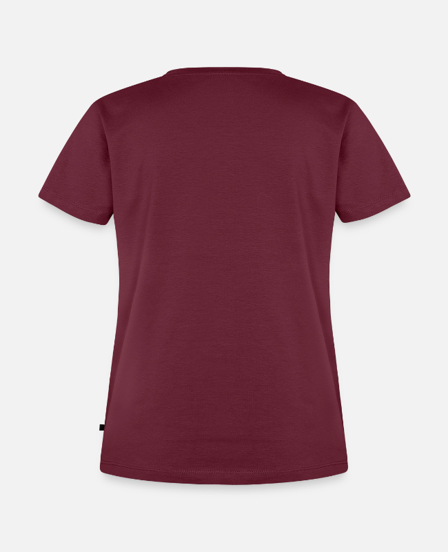 Premium økologisk T-shirt til kvinder Bagpå - center