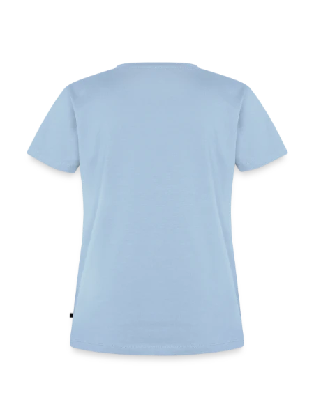 Women's Premium Organic T-shirt - light blue - Back