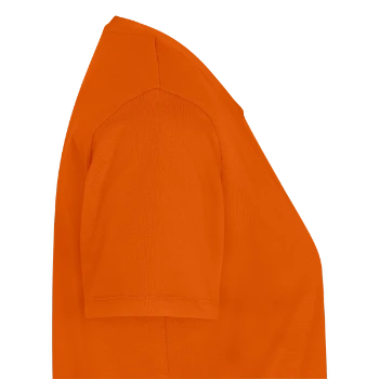 Women's Premium Organic T-shirt - orange  - Right - Selfina (174cm)