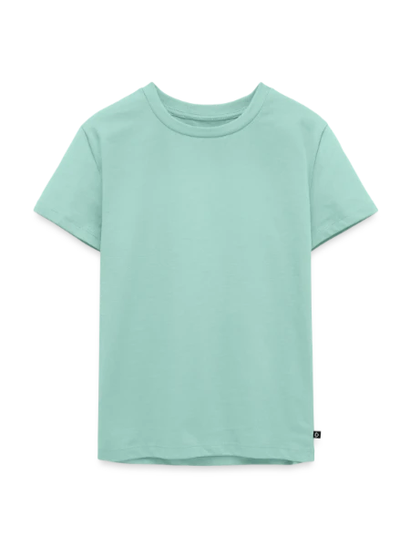 T-shirt Premium bio Enfant - menthe  - Devant