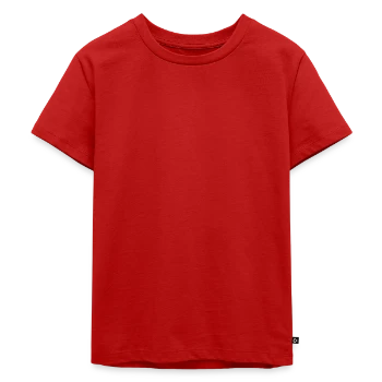 Kinder Premium Bio T-Shirt - Rot - Vorne - Hailey (125cm)