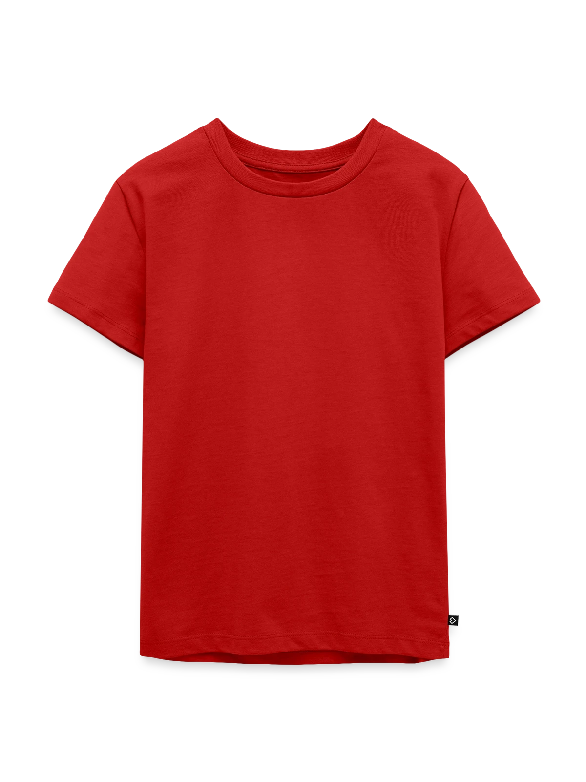 Kinder Premium Bio T-Shirt - Rot - Vorne