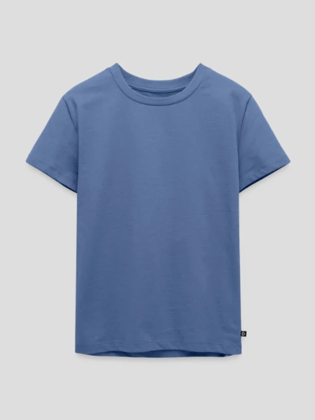 Kinder Premium Bio T-Shirt - Taubenblau - Vorne