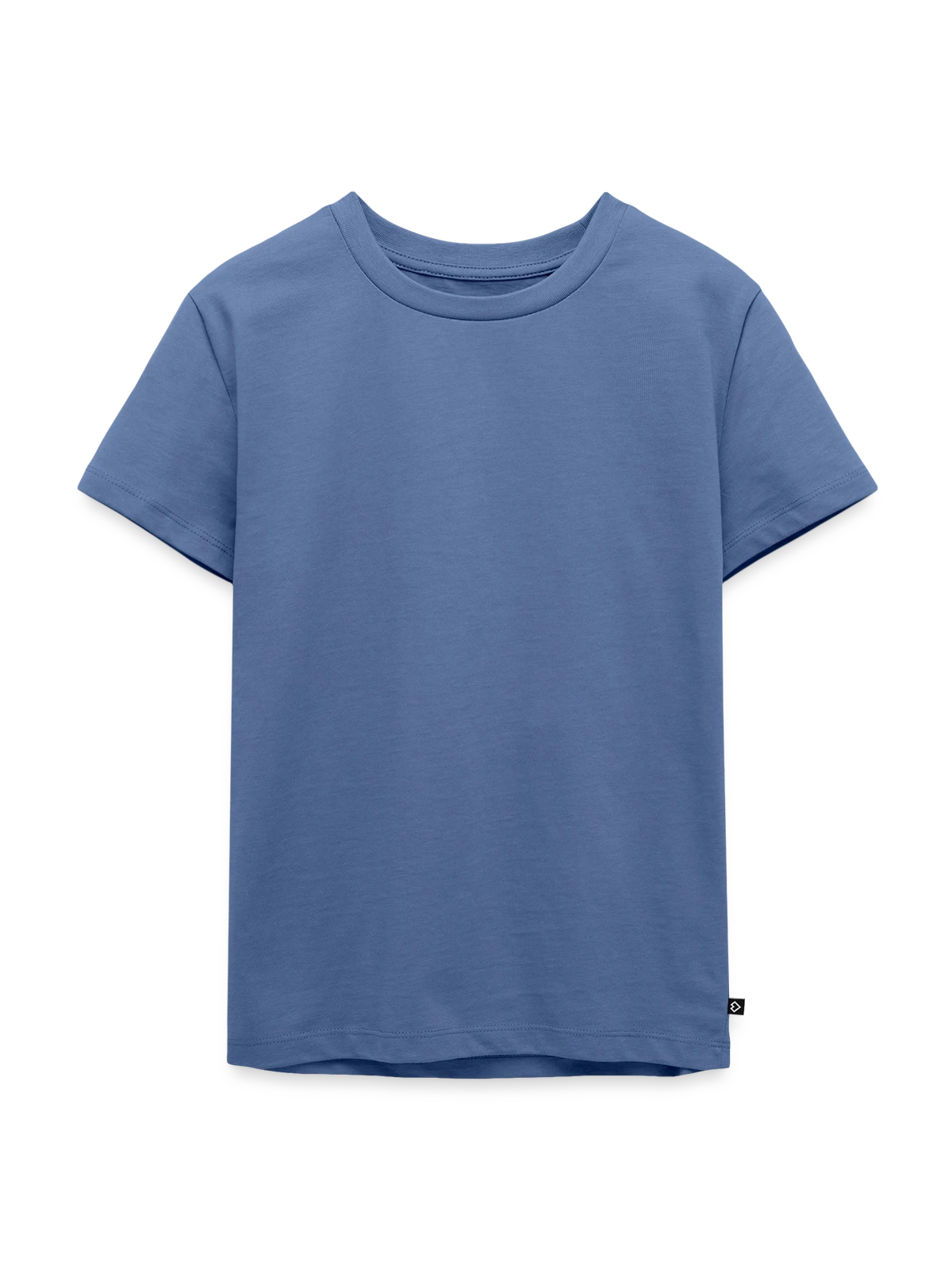 Kinder Premium Bio T-Shirt - Taubenblau - Vorne